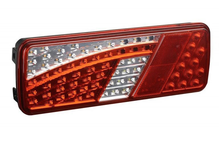LED Achterlicht 12/24V – Links, Rechthoekig LED Achterlicht 12/24V – Links, Rechthoekig